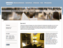 Tablet Screenshot of pappagallo.de